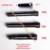 韩国世新204打磨机雕刻机通用三瓣簧 转换头变径夹头102L牙机配件