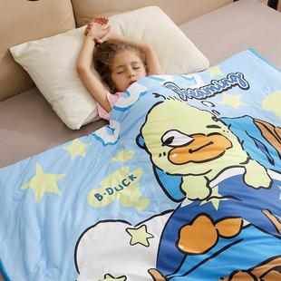 B.Duck小黄鸭夏凉被宿舍空调可机洗夏被单人双人被子被芯儿童夏被