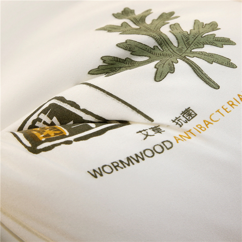 艾草枕芯护颈高弹磨毛枕羽丝棉单边立体不塌家用会销礼品枕头