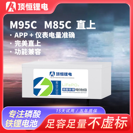 顶恒适用于九号M95C M80C M85C M3 95C大容量磷酸铁锂电池72V电动