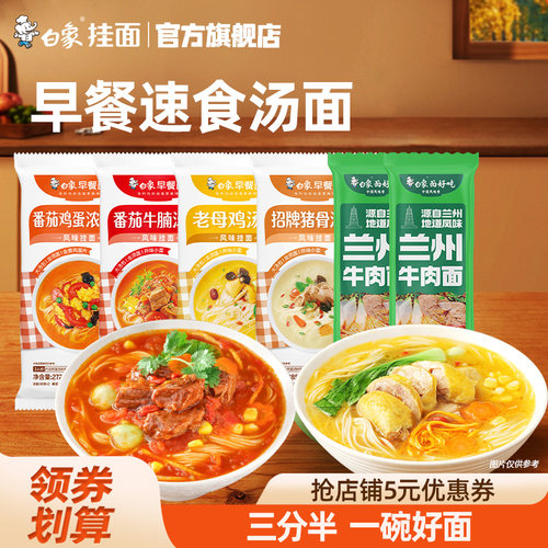 白象早餐面学生早餐速食营养方便