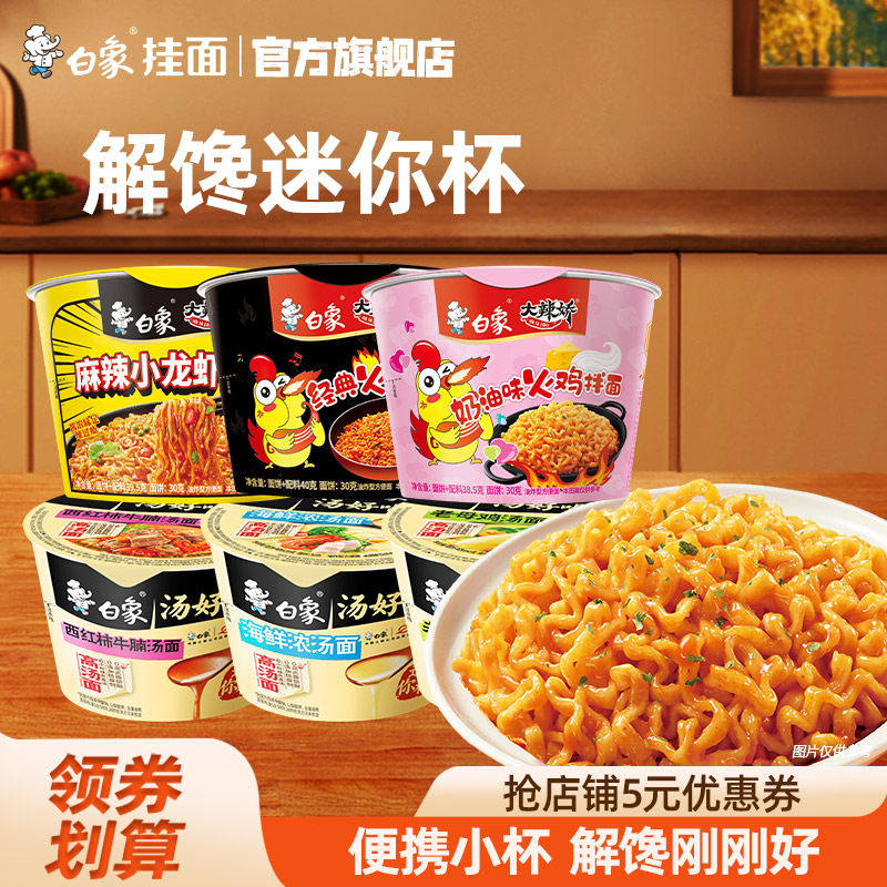 白象汤好喝mini方便面小桶装泡面图片