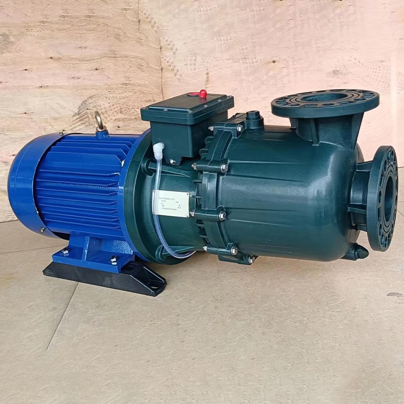 台风牌5.5KW7.5KW化工自吸泵耐酸碱pp污水马肚泵排污可空转大头泵