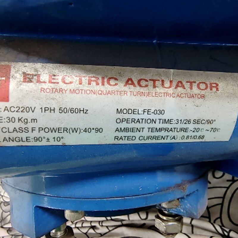 FCT原装ELECTRIC ACTUATOR阀门电动执行器装置FE-030 FE-050