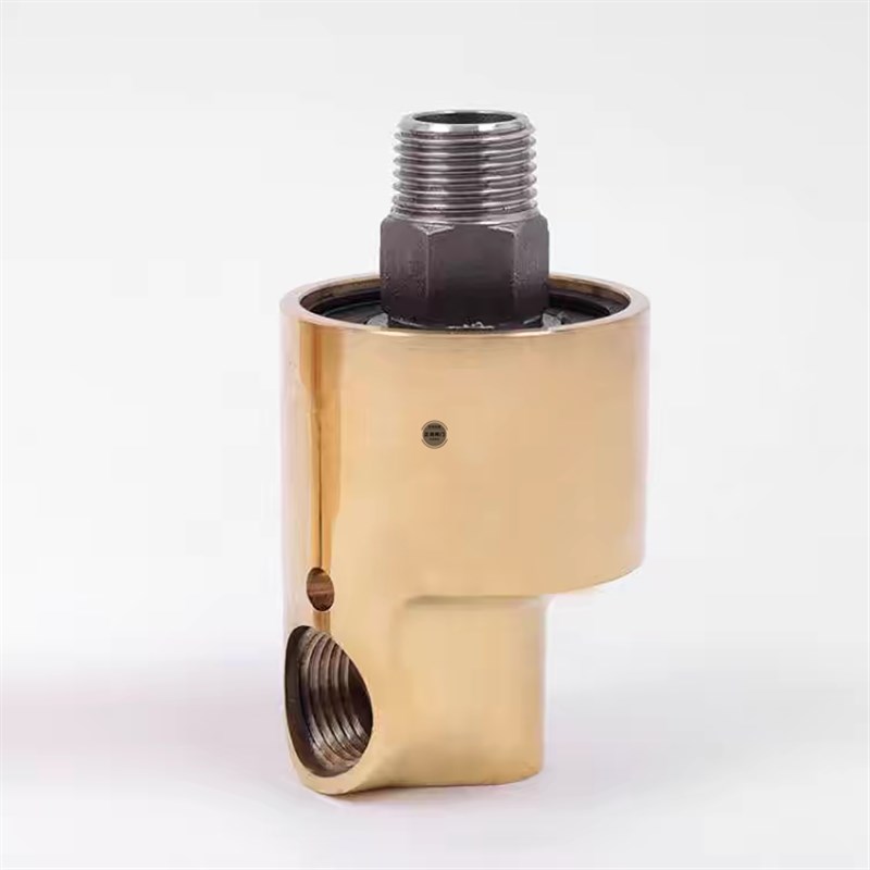 HDHS型高速高压通水空气油360度冷却水单双向铜旋转接头2分4分6分