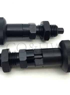 尼龙头旋钮柱塞ZAM21 ZAM31 细牙自锁分割销PXYA PXAYK10/12/16