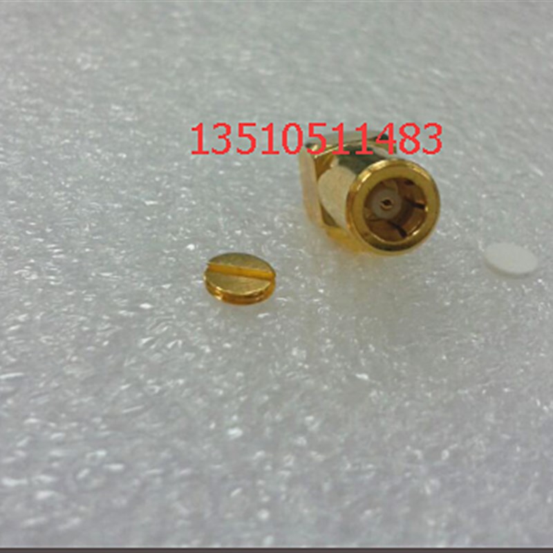 SMB-KWB2射频同轴SFT50-2连接器 SMB母弯半刚半柔086 RG405焊接头