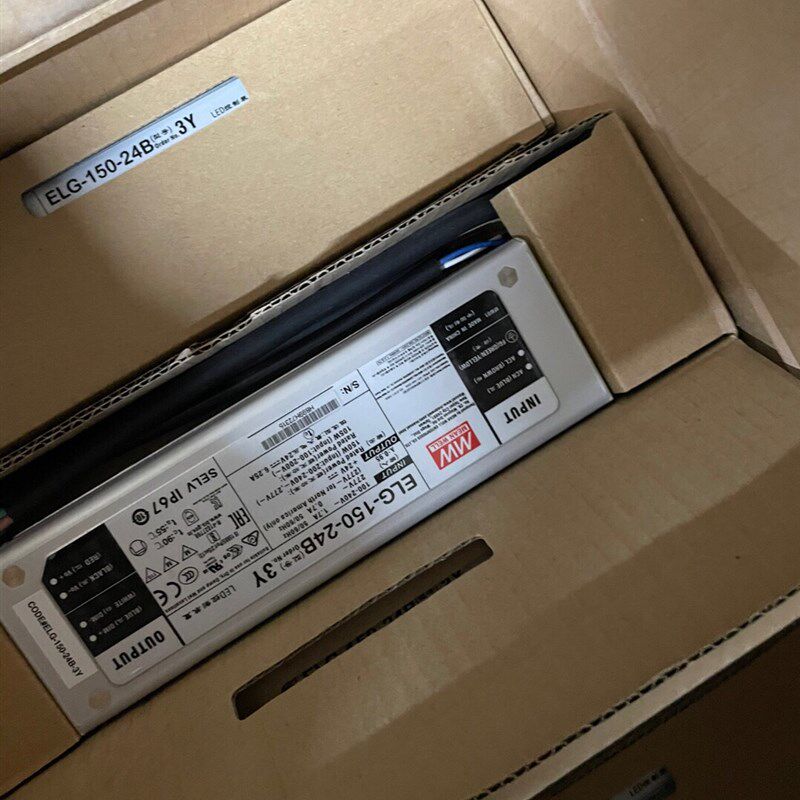 台湾明纬ELG-150-24B-3Y 6.25A 三合一调光150W 户外防水LED电源