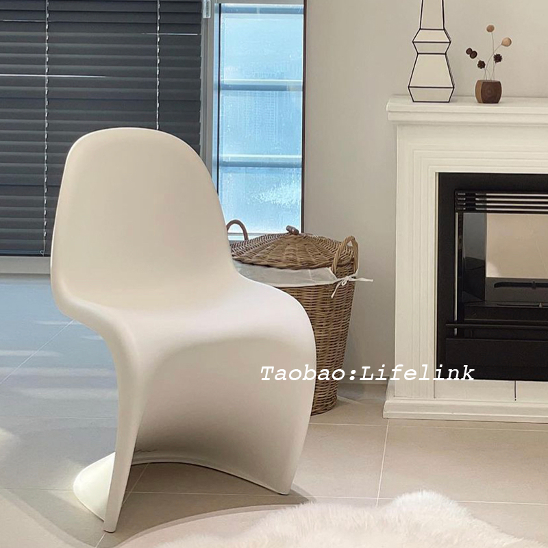 Lifepoem简约潘东椅透明ins风咖啡店服装店摄影基地拍照美人椅子