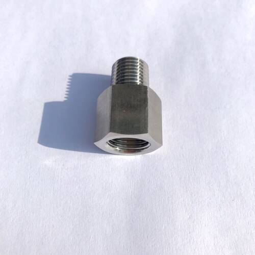 不锈钢压力表接头 材质316L 内螺纹M14x1.5 外螺纹PT1/4 内外丝
