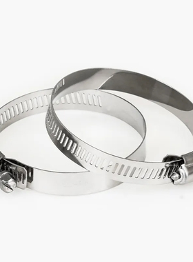 304不锈钢喉箍 中美式不锈钢强力卡扣 管夹抱箍卡箍管卡 水管卡扣