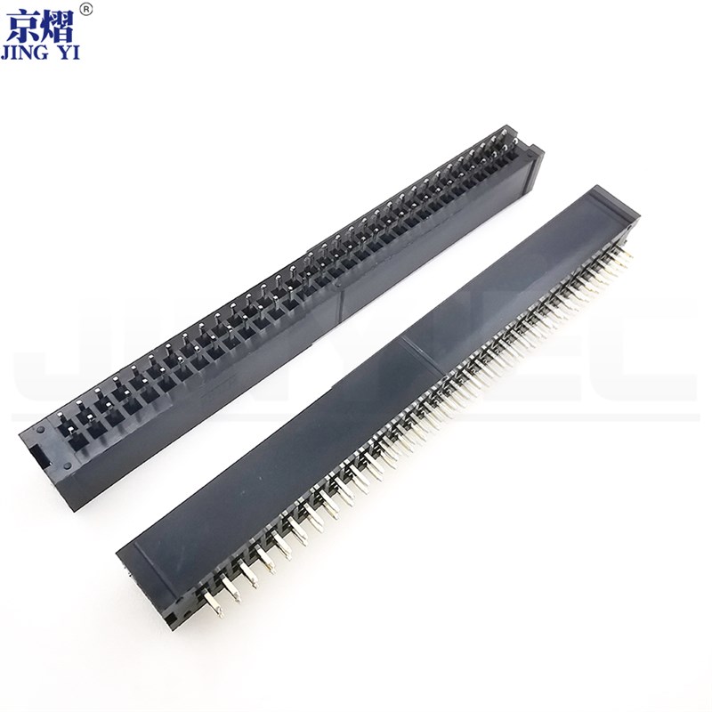 京熠DC3-64P 2.54MM间距 简易牛角座 铜针 ISP下载接口2x32(5条)