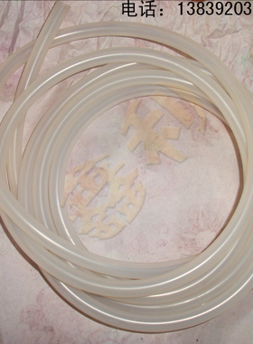 硅胶管定硫仪电解池用耐高温耐腐蚀6*9橡胶管8*12白色乳胶橡皮管