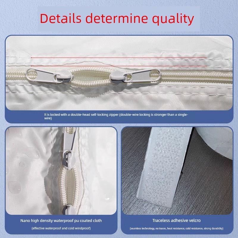 移动空调布排气管窗挡板排气管附件窗挡风玻璃布软布密封软布挡板