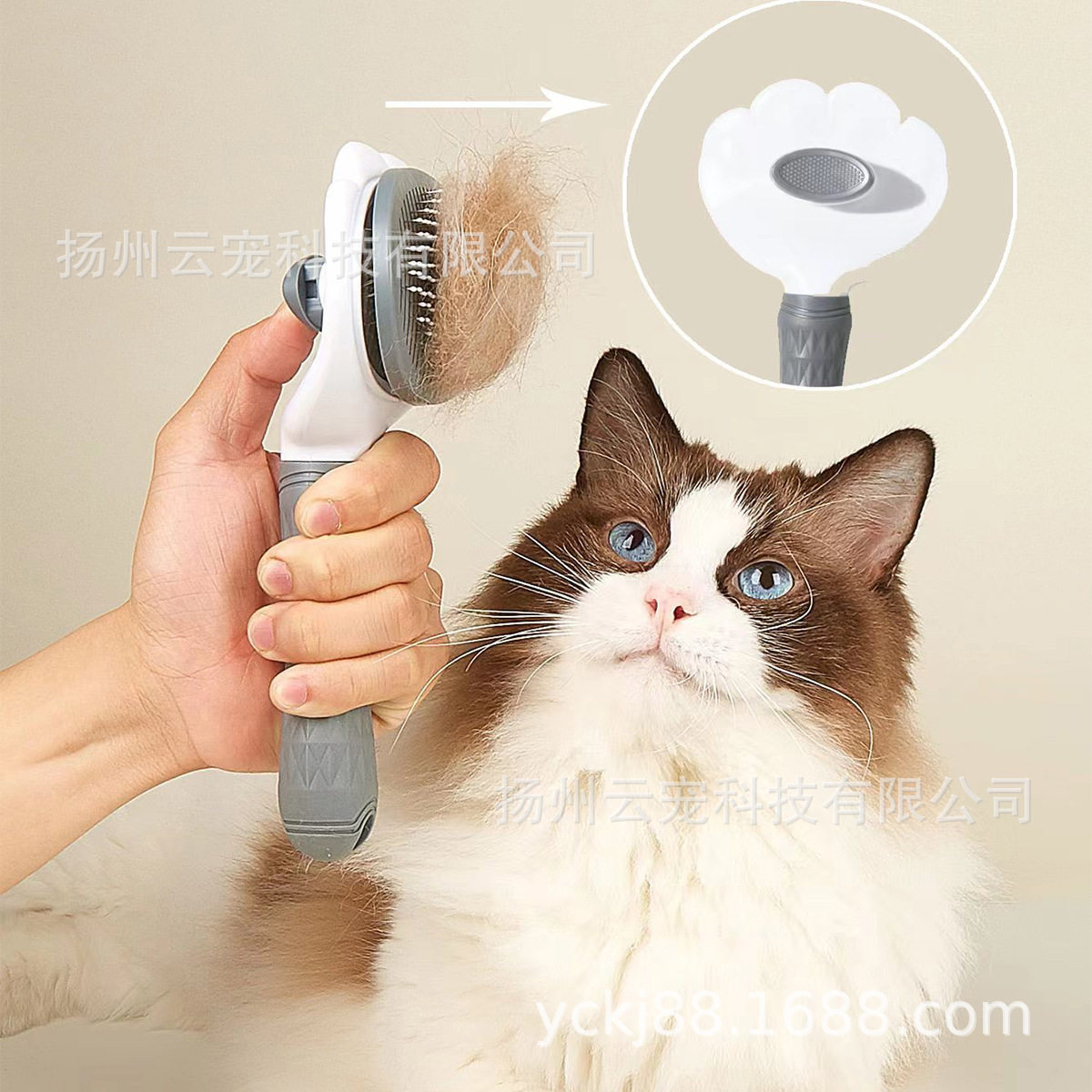猫梳子宠物狗毛去浮毛梳狗脱毛撸猫神器清理猫毛梳猫咪用品梳毛刷