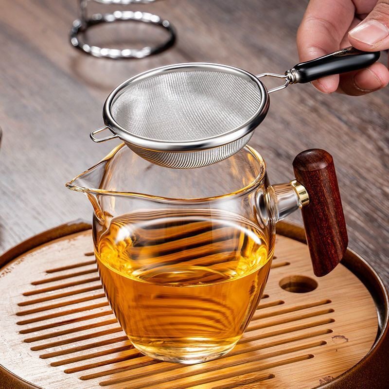 不锈钢茶漏器创意编织滤茶器功夫茶具配件茶滤日式茶叶过滤网茶隔