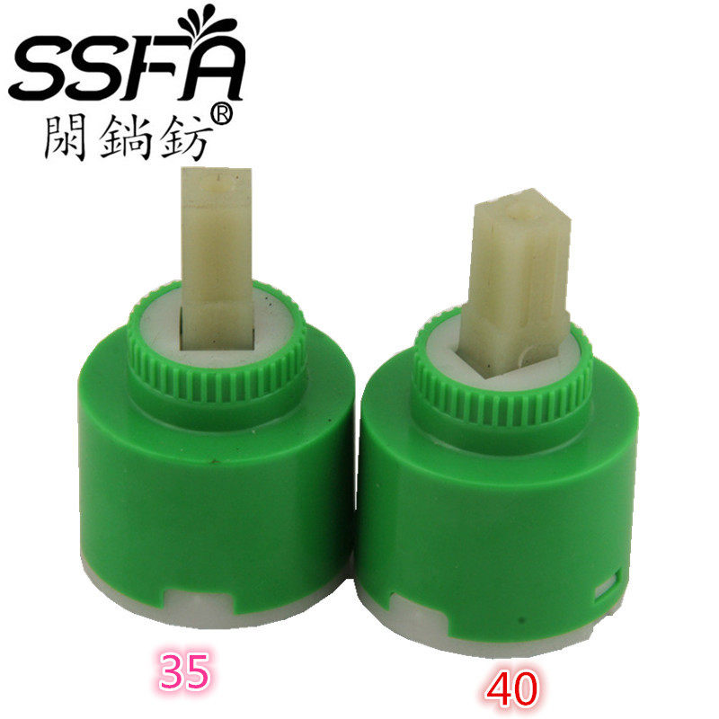 混水阀配件大全散件陶瓷阀芯单把冷热水龙头阀芯面盆菜盆淋浴龙头