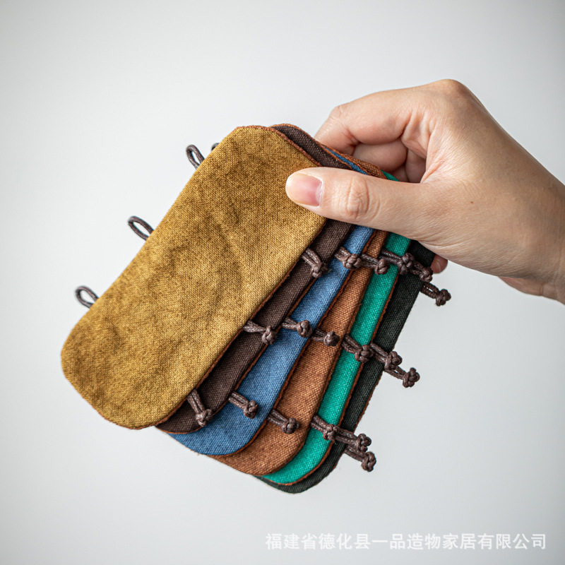 壶把套铁壶隔热布套烧水壶银壶把手防烫布壶盖隔热带防烫防滑配件