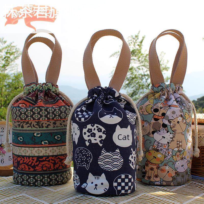 焖烧壶膳魔师焖烧杯保温杯焖烧罐袋子杯套小拎包手提袋帆布保护套