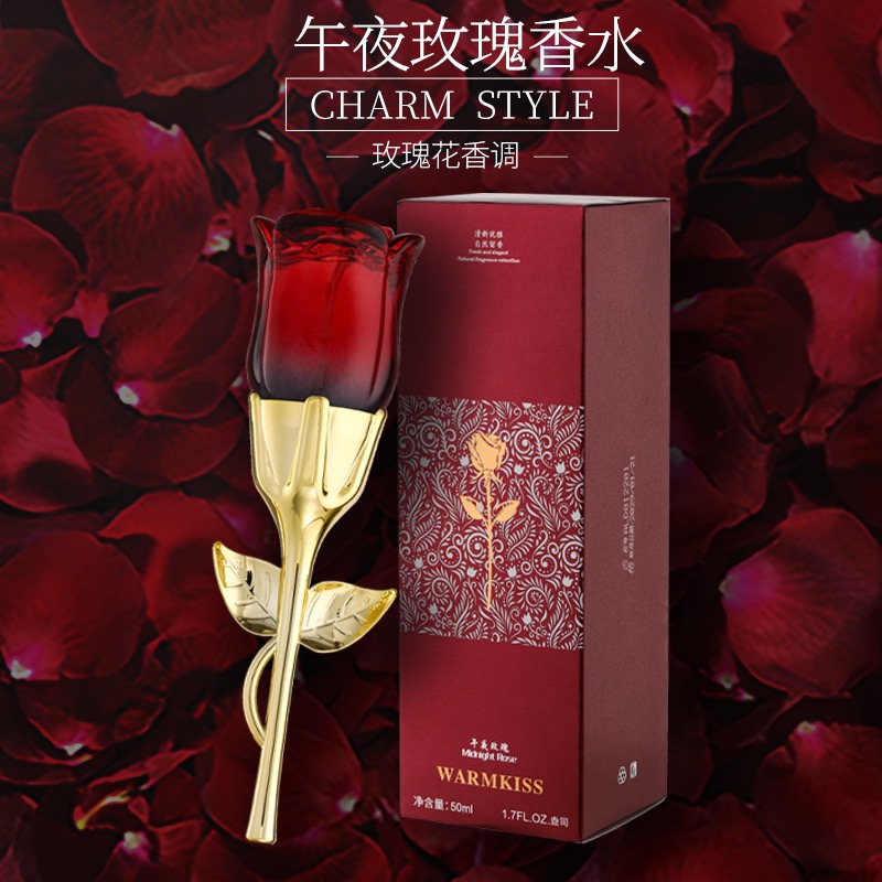 新品红色午夜玫瑰女士香水持久留香淡香清新花香调情人节生日礼物