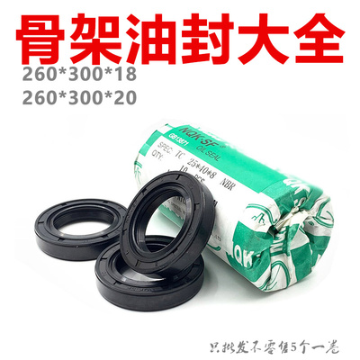 NQK进口骨架油封 TC型 260*300*18/20 种类齐全 量大优惠 好质量