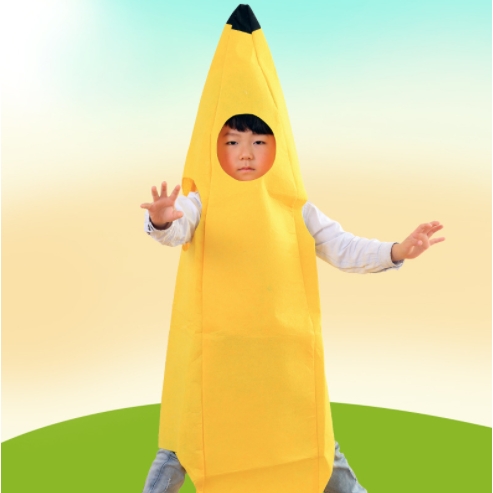 六一儿童大香蕉cos服校园水果服苹果猕猴桃菠萝草莓桃子西瓜表演