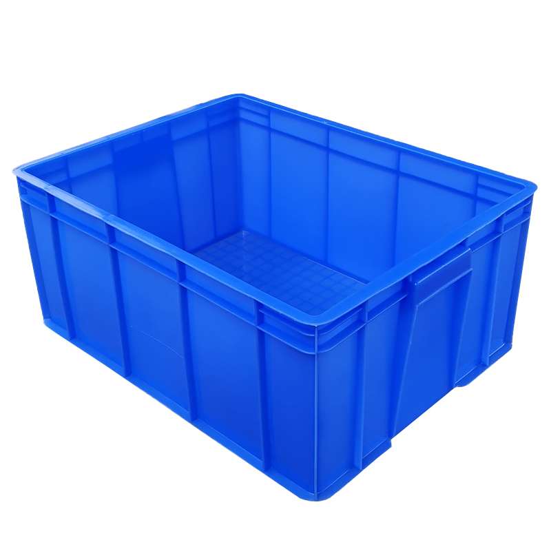 塑料周转箱长方形加厚蓝色成都厂家现货 仓库周转储物箱周转箱