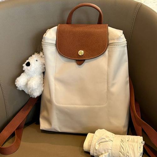 2023新款龙骧包休闲背包学生上课大容量手提包尼龙帆布双肩包包女