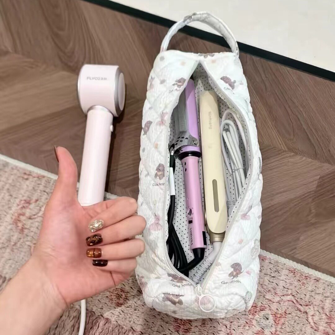 可爱小狗吹风机收纳包旅行拉链