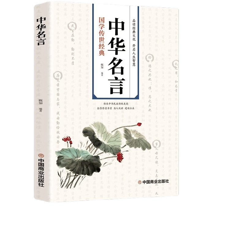 中华名言 中外格言名人名言名句学习写作 小学生初高中生励志书籍