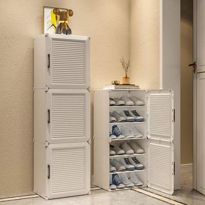 鞋架子家用门口简易鞋架楼道鞋柜鞋收纳神器入门小窄新款2023重吴
