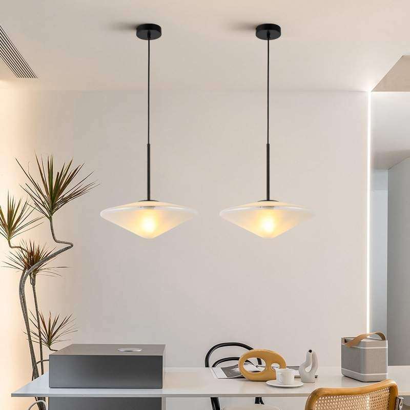 北欧简约吧台卧室床头样板间灯饰现代轻奢餐厅玻璃艺术飞碟小吊灯,农机/农具/农膜,其它农用工具,淘宝优惠券,粉丝福利购,淘宝优惠卷