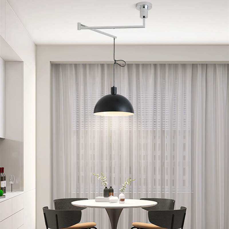 可移动餐厅吊灯包豪斯设计师创意复古餐桌灯具摇臂滑动岛台中厨灯,电子/电工,接线端子,淘宝优惠券,粉丝福利购,淘宝优惠卷