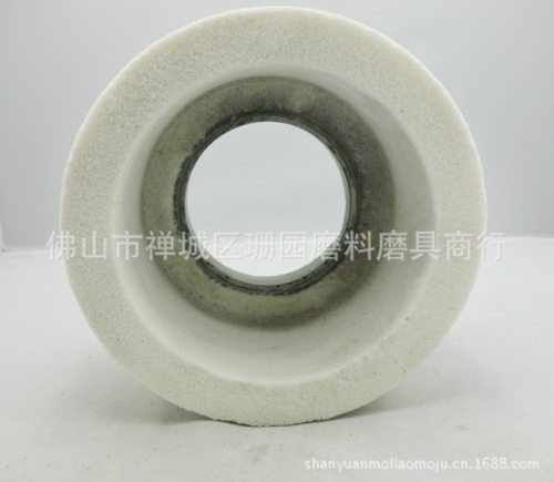 厂家直销白刚玉杯形砂轮/杯型砂轮/陶瓷异型砂轮WA200*100*100