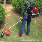 二冲程单肩后背割用草机农旋耕卫松土52开土沟除草机市政环松打草