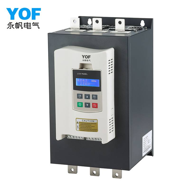 YFR-75KW智能在线式电机软启动器软起动柜380V中文软起动器