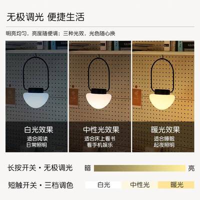 宿舍阅读灯学生学习充电免安装壁挂式LMD-6469夜磁d吸照明超氛围l