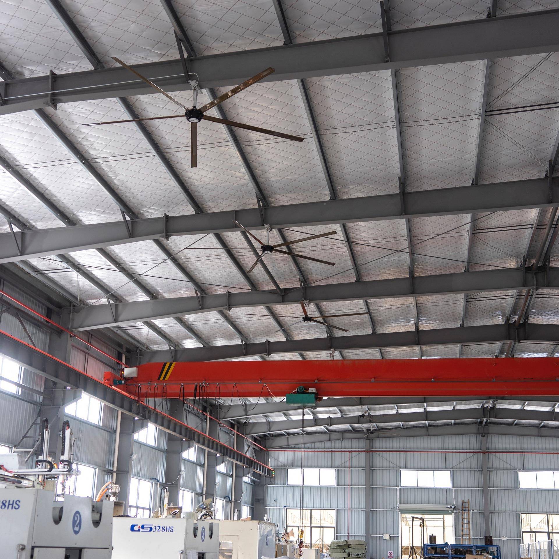 7厂420家现货包0.KW工业大邮风扇L苏州5m车间静音HVS工业大风扇