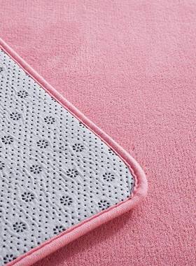 I地免9EK蓝色绒珊瑚毯卧室客厅洗茶几毯早教中心儿童爬行地垫79床