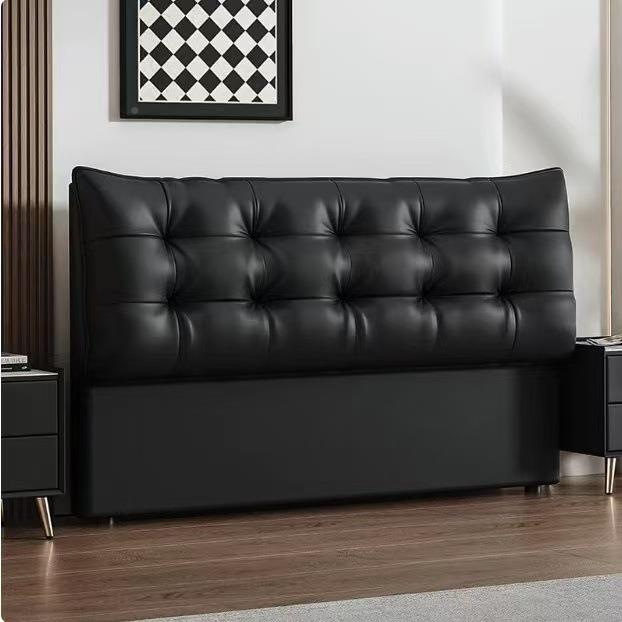 意式一床单头靠背2025新款软包简约105现红代实木买卧室体落地网