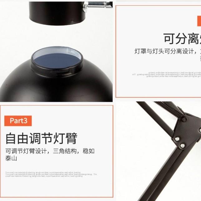 美甲LED长臂902护床眼美睫拍摄座夹画折叠头刺绣工作修绘纹身维台