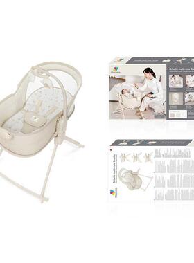 mstel躺a婴儿床摇椅哄睡椅OCW摇多功能摇篮床儿智能摇椅安a抚床
