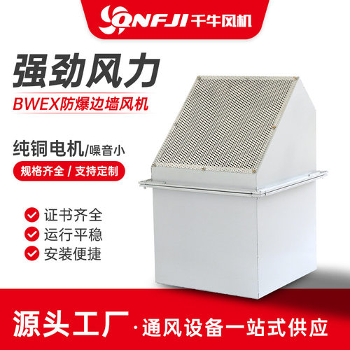 BWEX-防爆边墙风机 边墙通风机壁式防防雨排气扇方形防爆风机