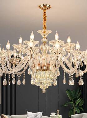 欧式水晶吊2025家新款客厅家用灯简约餐墅厅卧RAH室居灯奢华别灯