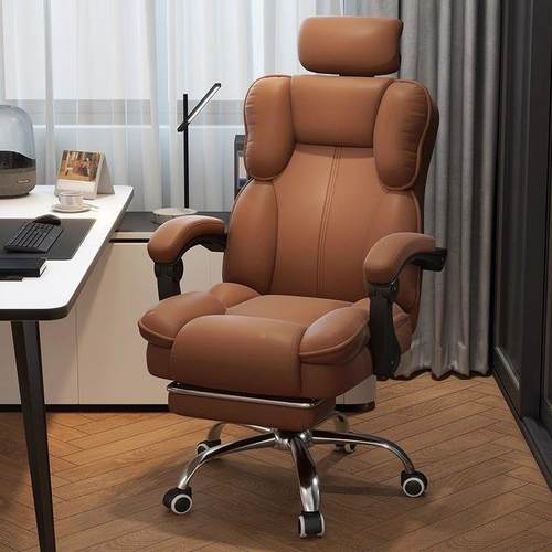 电脑办公椅舒适DZF久坐可躺老板椅用家书房椅靠书桌背椅