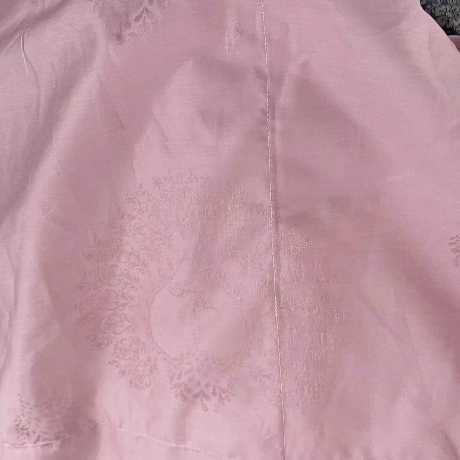 羽绒159被双层边立纯棉被双壳被套衬80支棉防钻绒被壳半成壳品