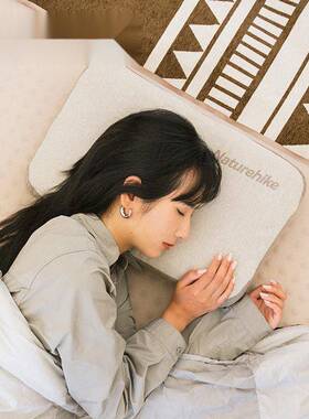 舒2忆02新款馨悦-NXV记棉适方枕便5携式户外露营午睡枕头