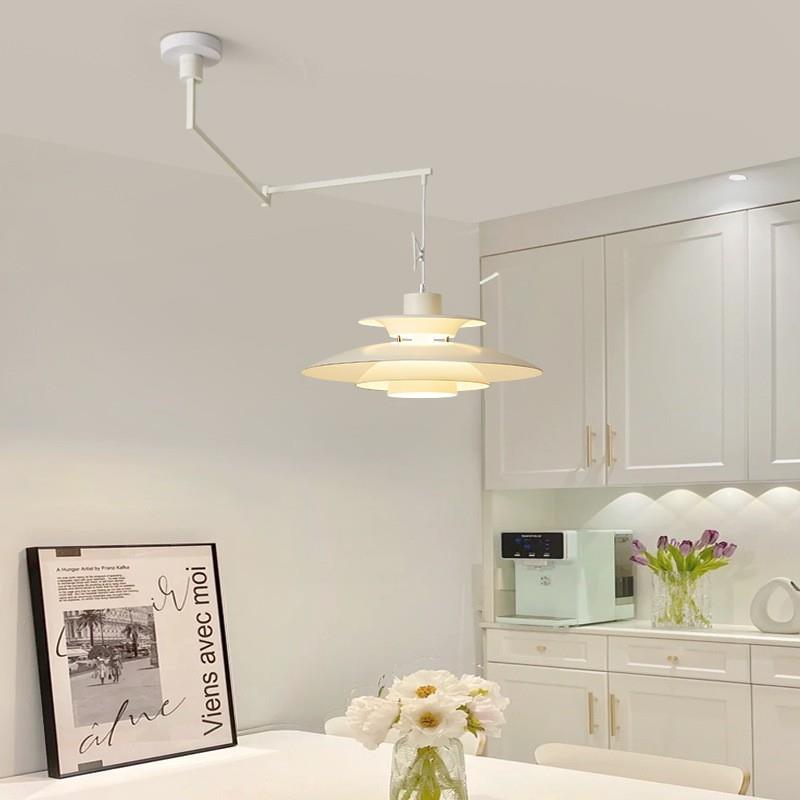 丹麦设计师PH5可移位餐厅飞碟吊灯现代简约极简吧台餐桌灯具