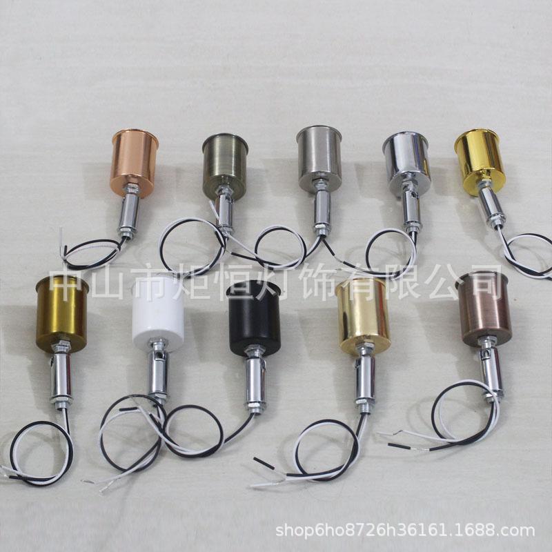 E27/E14灯头转向万向灯座耐高温陶瓷螺口灯头全铜灯坐灯具配