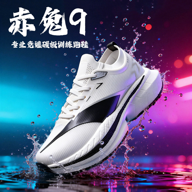 LTNVRBAO碳板跑步鞋男款专业气垫运动鞋初中生体测训练马拉松跑鞋